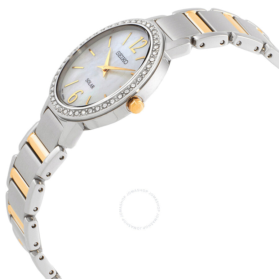 Seiko Solar Mother of Pearl Dial Ladies Watch SUP469 - Dawson Watches #2