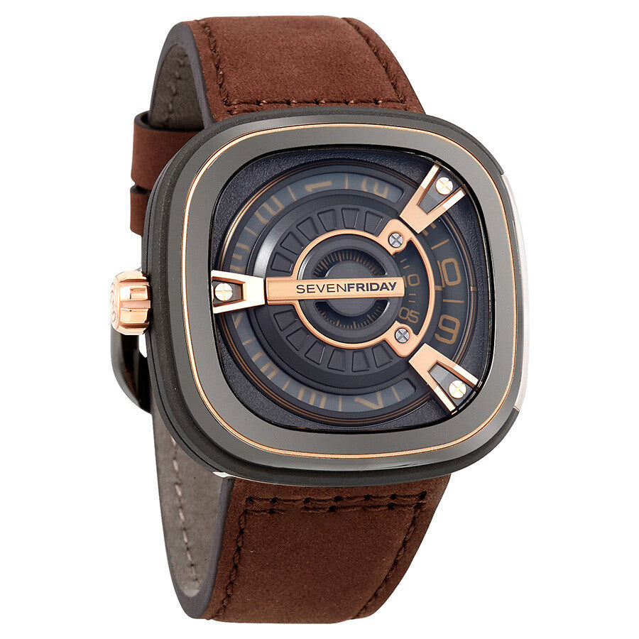 SEVENFRIDAY M Series Automatic Black Dial Men's Watch M2-2