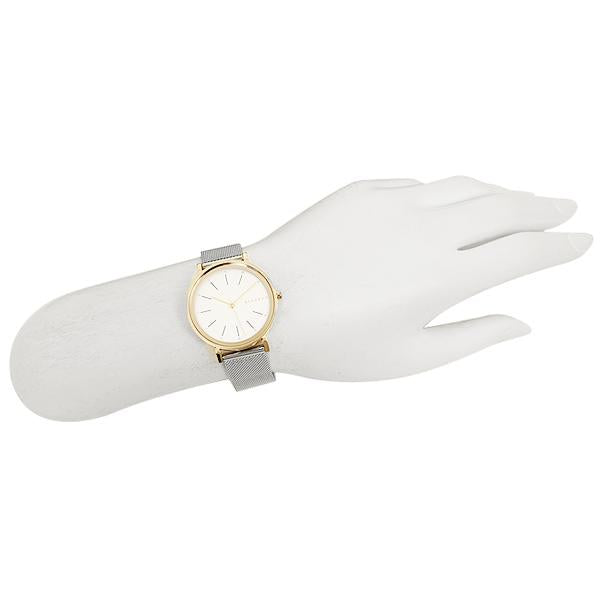 Skagen Hald Silver Dial Gold Ladies Watch SKW2508