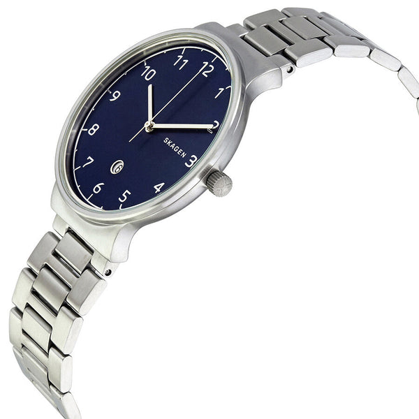 Skagen Ancher Blue Dial Silver Men's Watch SKW6295