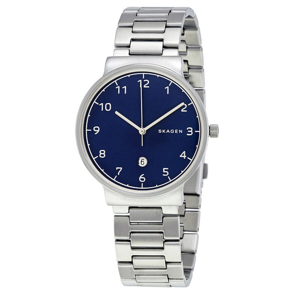 Skagen Ancher Blue Dial Silver Men's Watch SKW6295