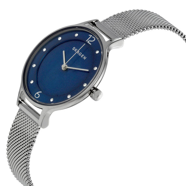 Skagen Anita Crystal Paved Blue Dial Ladies Watch SKW2307