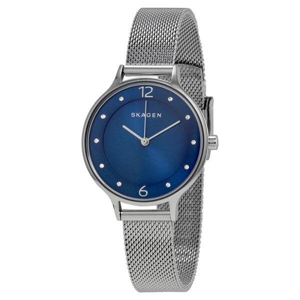 Skagen Anita Crystal Paved Blue Dial Ladies Watch SKW2307