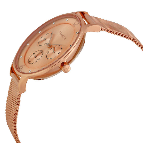 Skagen Anita Multi-Function Rose Gold Ladies Watch SKW2314