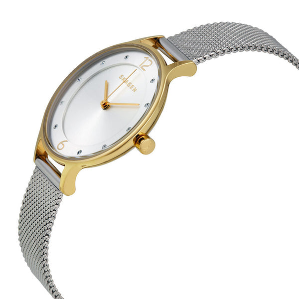 Skagen Anita Crystal Paved Gold Ladies Watch SKW2340