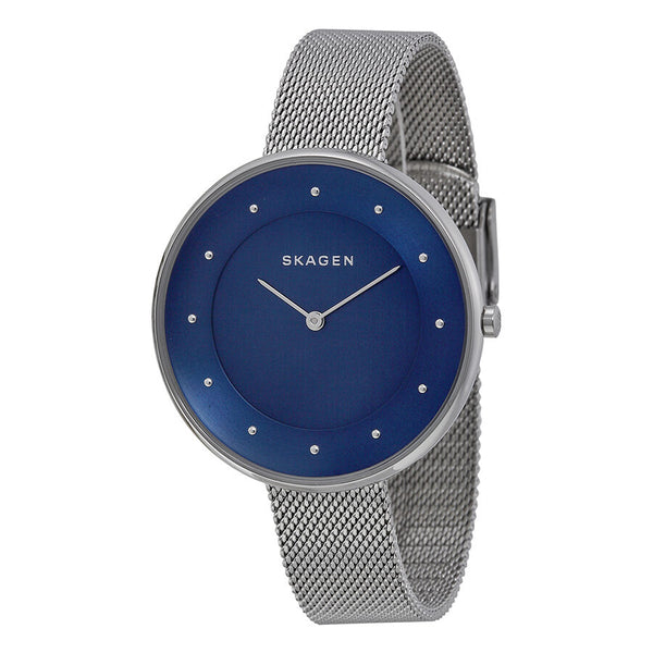 Skagen Crystal Paved Blue Dial Ladies Watch SKW2293