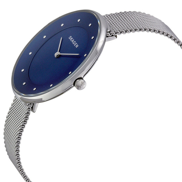 Skagen Crystal Paved Blue Dial Ladies Watch SKW2293