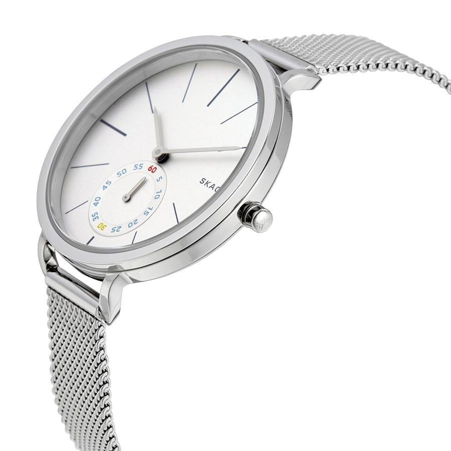 Skagen Hagen White Dial Stainless Steel Ladies Watch SKW2358