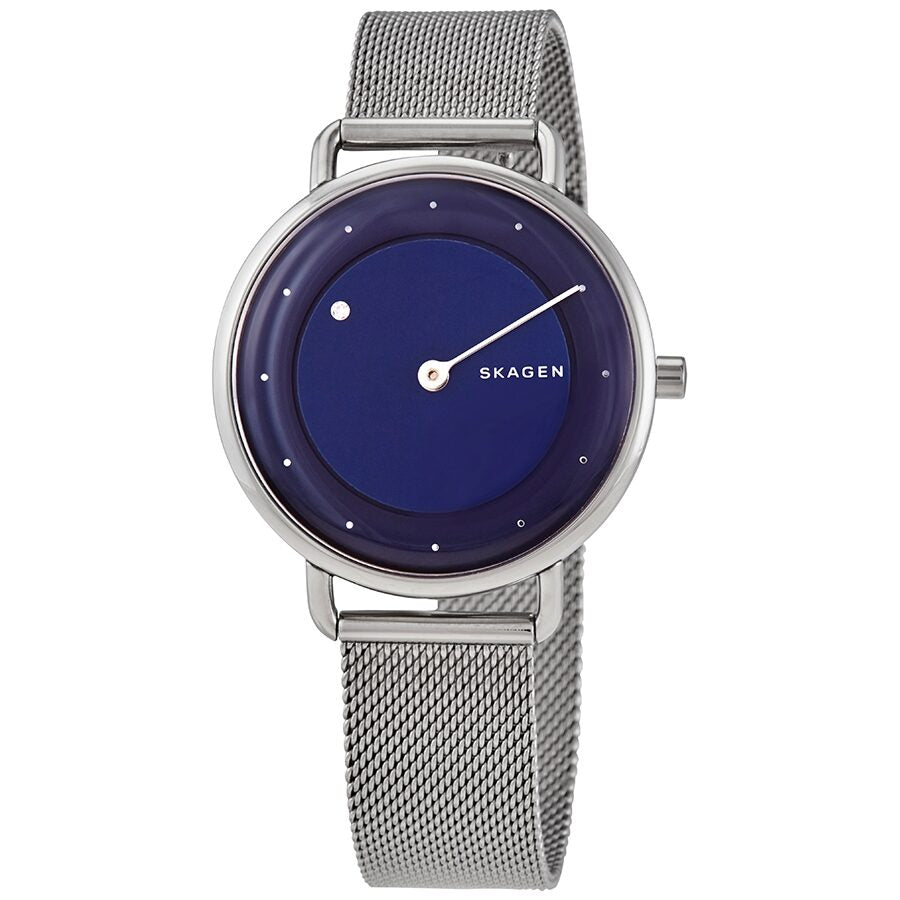 Skagen Horizont Rotating Diamond Quartz Blue Dial Ladies Watch SKW2738 - BigDaddy Watches