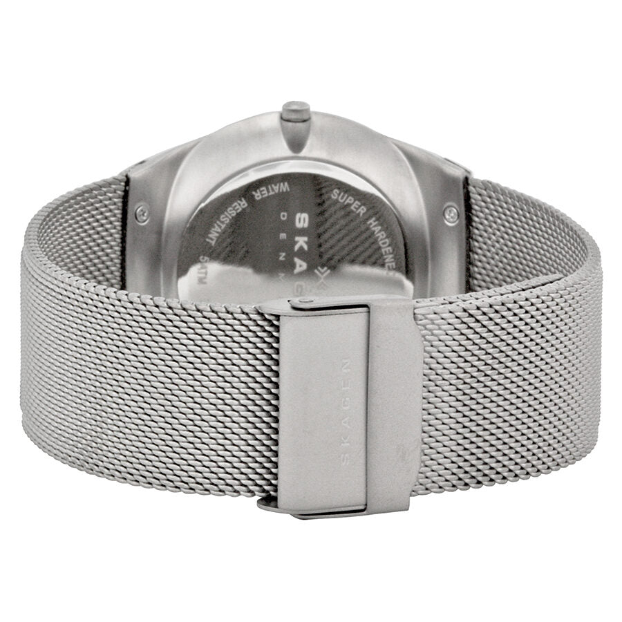 Skagen Melbye Grey Dial Stainless Steel Mesh Men's Watch SKW6078 - BigDaddy Watches #3