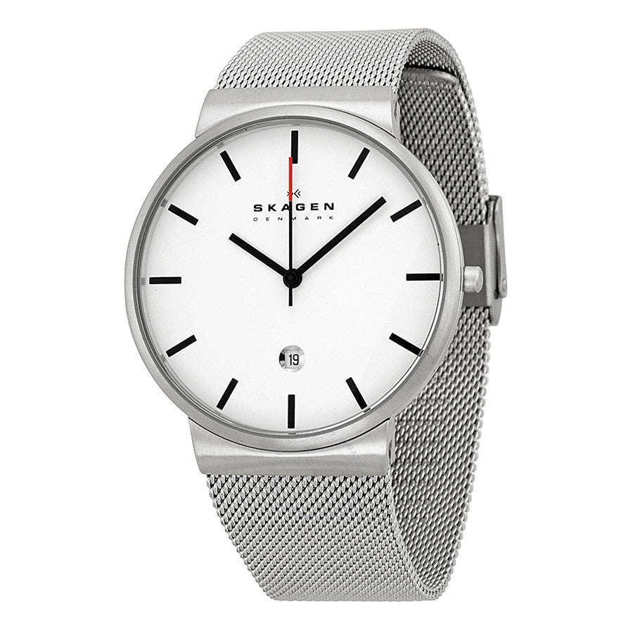 Skagen Perspektiv White Dial Silver Men's Watch SKW6052