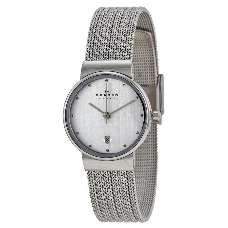 Skagen Stainless Steel Mesh Bracelet Ladies Watch 355SSS1