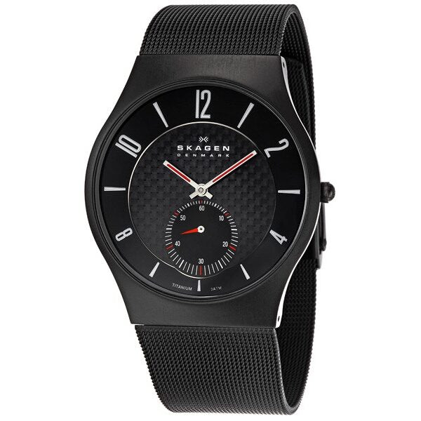 Skagen Titanium Black Men's Watch 805XLTBB - BigDaddy Watches