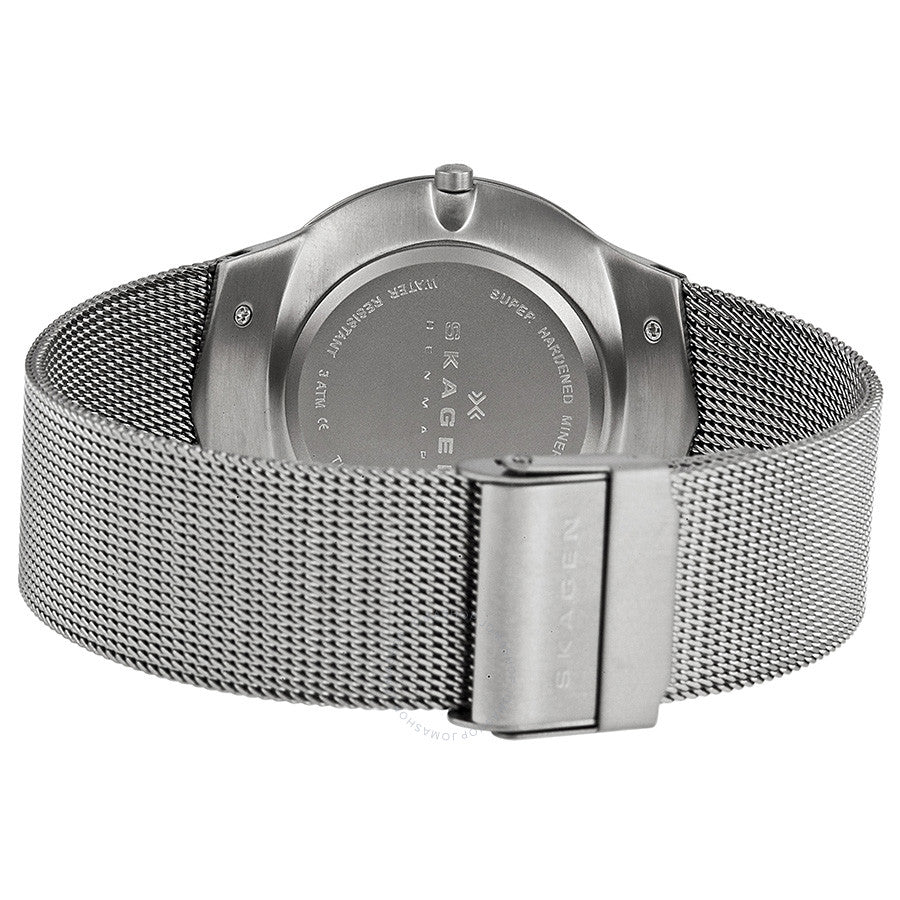 Skagen Grey Multifunction Dial Titanium Mesh Men's Watch 809XLTTM