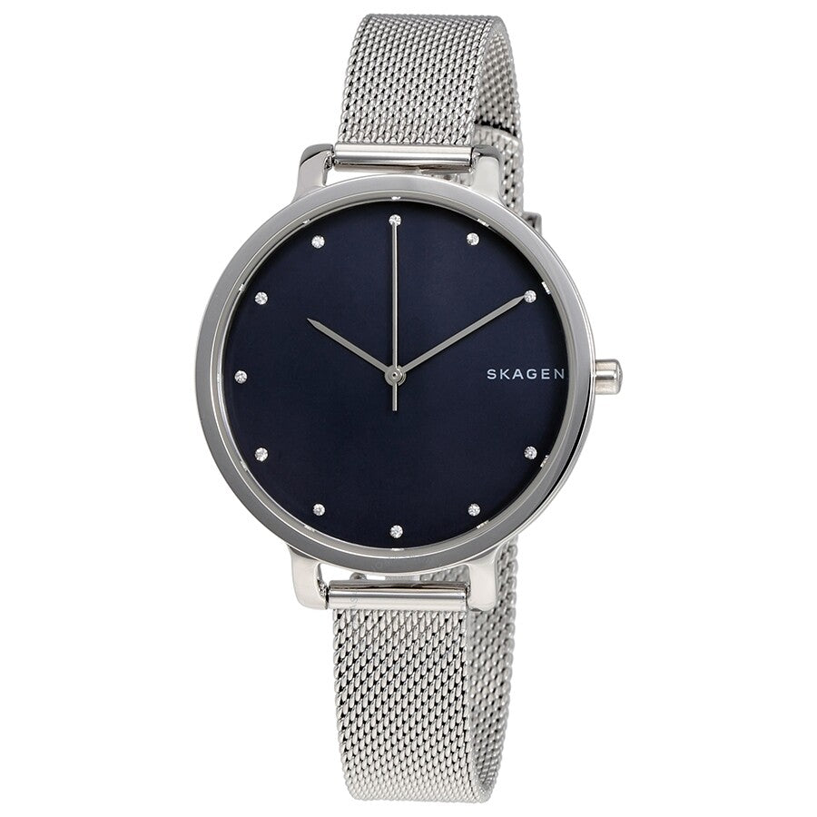 Skagen Hagen Blue Sandblasted Dial Ladies Watch SKW2582 - Dawson Watches