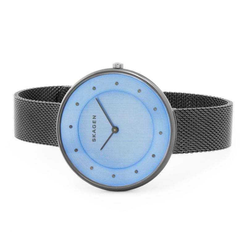 Skagen Gitte Blue Dial Stainless Steel Men's Watch SKW2292