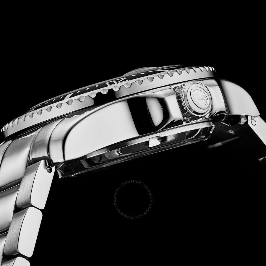 Stuhrling Original Aquadiver Automatic Black Dial Men's Watch M18252#M18252 - Dawson Watches #6