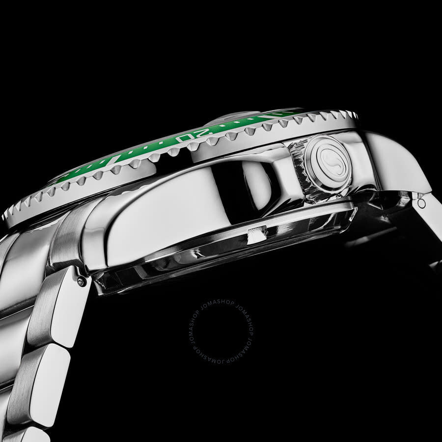 Stuhrling Original Aquadiver Automatic Green Dial Men's Watch M18253 - The Watches Men & Co #4