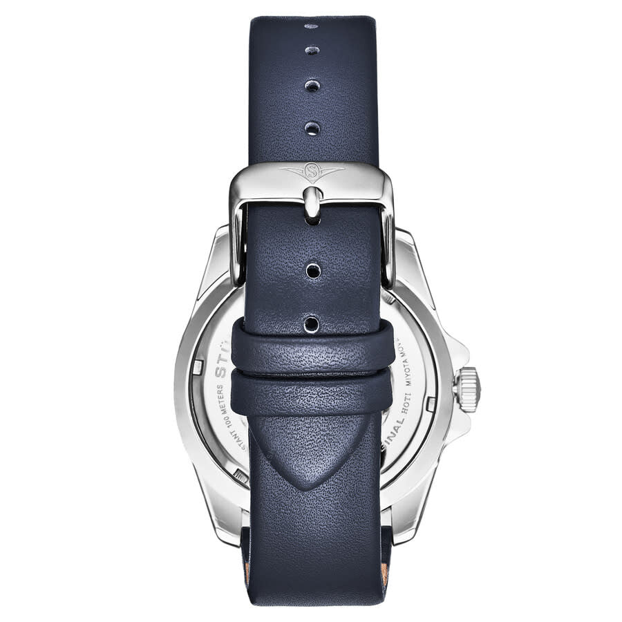 Stuhrling Original Aquadiver Quartz Blue Dial Men's Watch M17202 - The Watches Men & Co #3