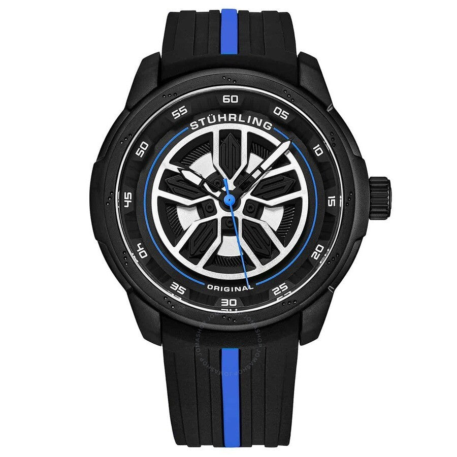 Stuhrling Original Aviator Black Dial Men's Watch M15580 - Dawson Watches