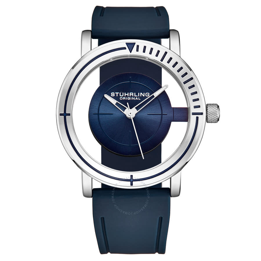 Stuhrling Original Aviator Quartz Blue Dial Men's Watch M16253 - Dawson Watches