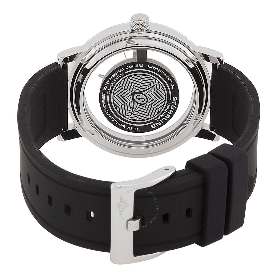Stuhrling Original Aviator Quartz Silver Dial Men's Watch M16254 - Dawson Watches #3