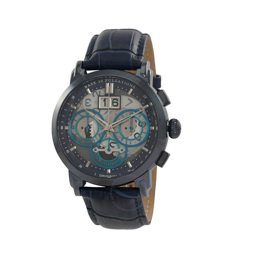 Stuhrling Original Imperia Blue Dial Men's Watch M15263 - Dawson Watches