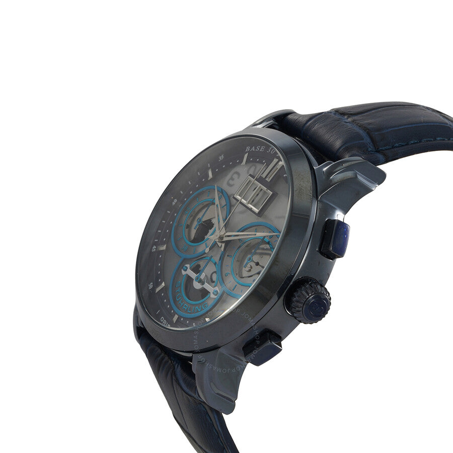 Stuhrling Original Imperia Blue Dial Men's Watch M15263 - Dawson Watches #2