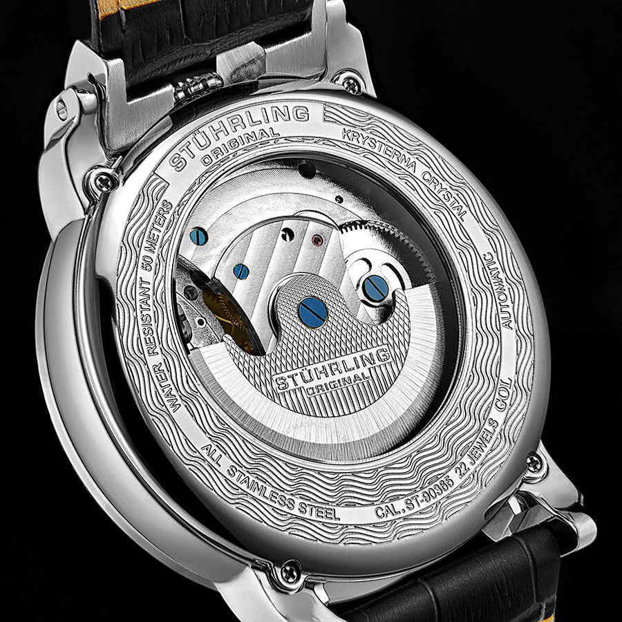 Stuhrling Original Legacy Automatic Black Dial Men's Watch M13529 - Dawson Watches #3