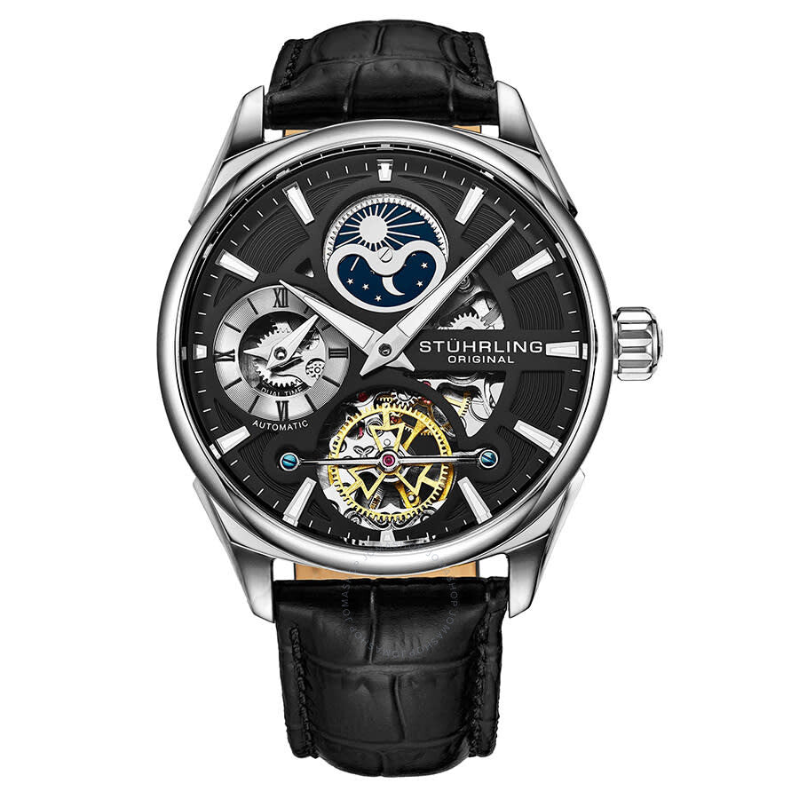 Stuhrling Original Legacy Automatic Black Dial Men's Watch M13599 - Dawson Watches