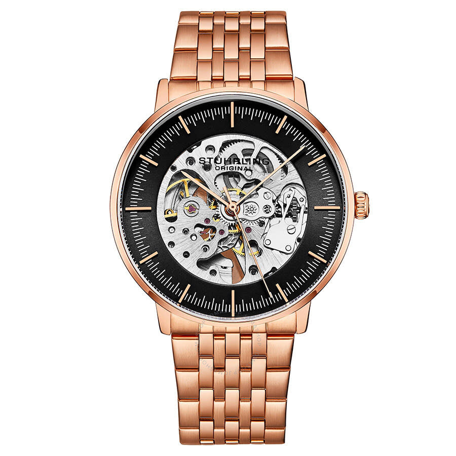 Stuhrling Original Legacy Automatic Black Dial Men's Watch M13614 - Dawson Watches