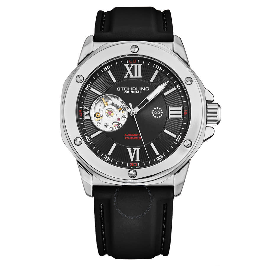 Stuhrling Original Legacy Automatic Black Dial Men's Watch M17215 - Dawson Watches
