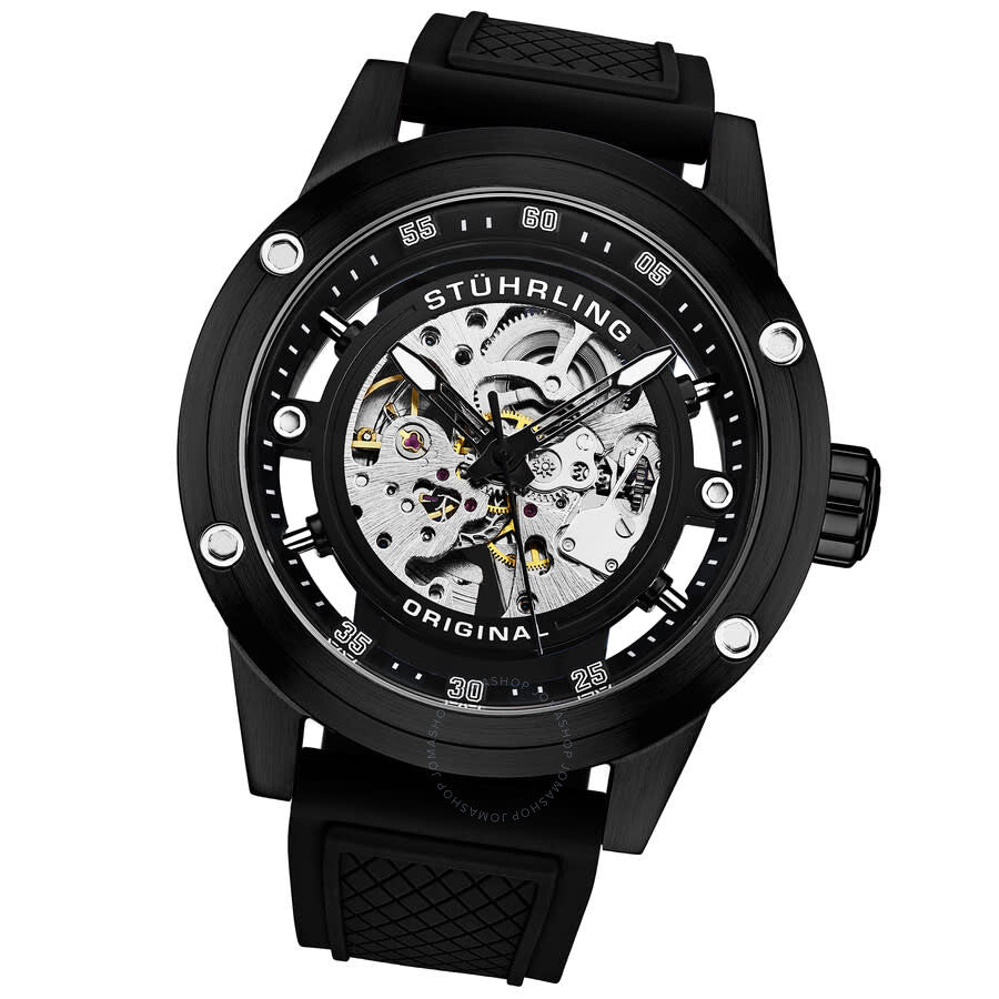 Stuhrling Original Legacy Automatic Black Dial Men's Watch M17983 - The Watches Men & Co #2