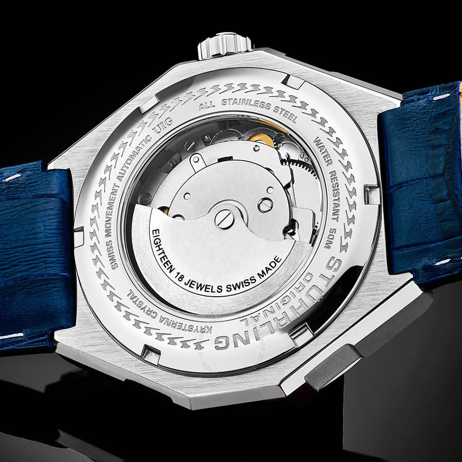 Stuhrling Original Legacy Automatic Blue Dial Men's Watch M13491 - Dawson Watches #3
