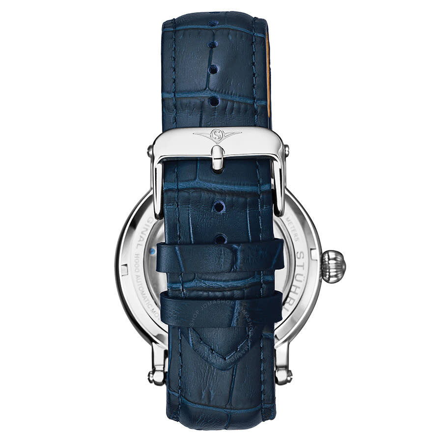 Stuhrling Original Legacy Automatic Blue Dial Men's Watch M13582 - The Watches Men & Co #2