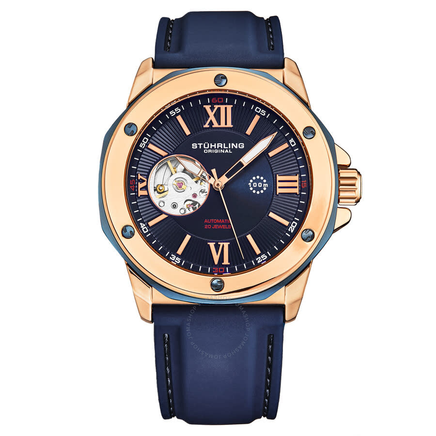 Stuhrling Original Legacy Automatic Blue Dial Men's Watch M16759 - Dawson Watches