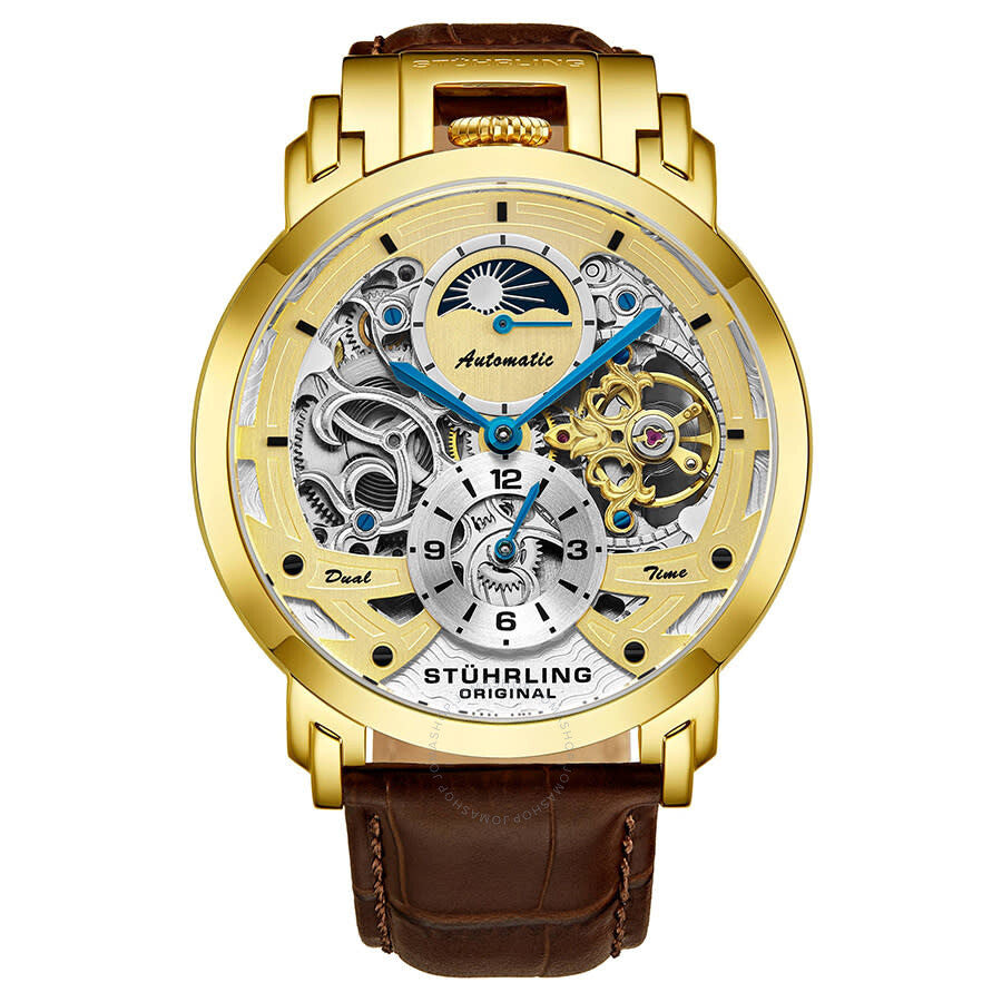 Stuhrling Original Legacy Automatic Gold Dial Men's Watch M13514 - Dawson Watches