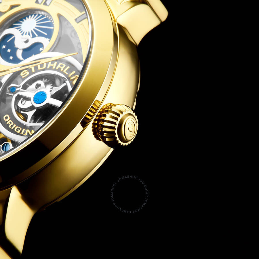 Stuhrling Original Legacy Automatic Gold Dial Men's Watch M13527 - The Watches Men & Co #4