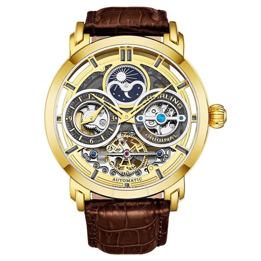Stuhrling Original Legacy Automatic Gold Dial Men's Watch M13527 - Dawson Watches