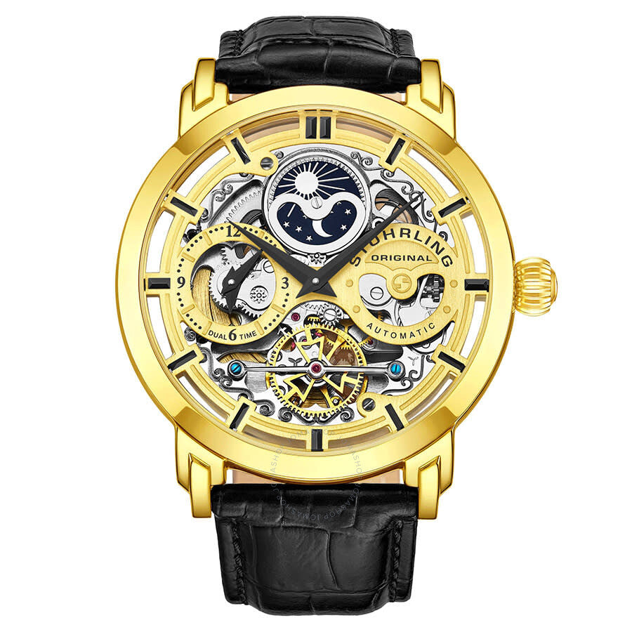 Stuhrling Original Legacy Automatic Gold Dial Men's Watch M13530 - Dawson Watches