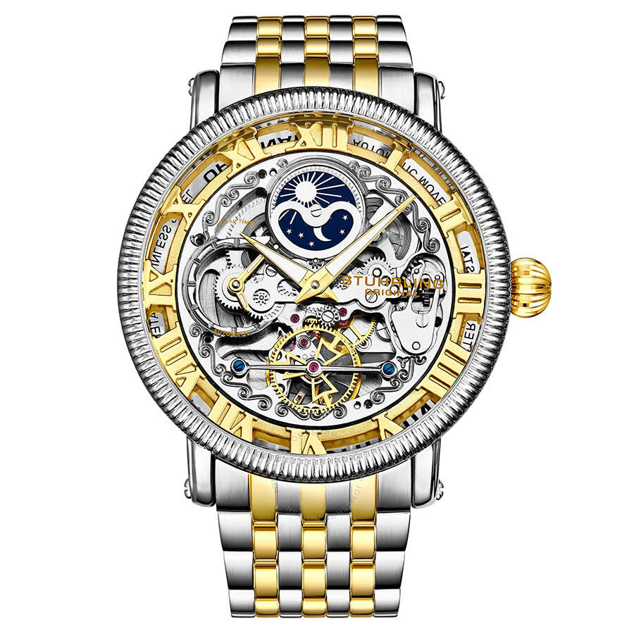 Stuhrling Original Legacy Automatic Gold Dial Men's Watch M13564 - Dawson Watches