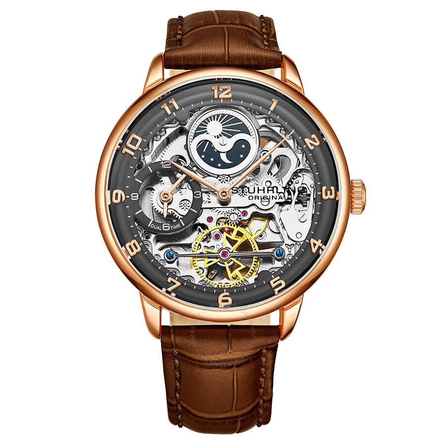 Stuhrling Original Legacy Automatic Gunmetal Dial Men's Watch M13593 - Dawson Watches