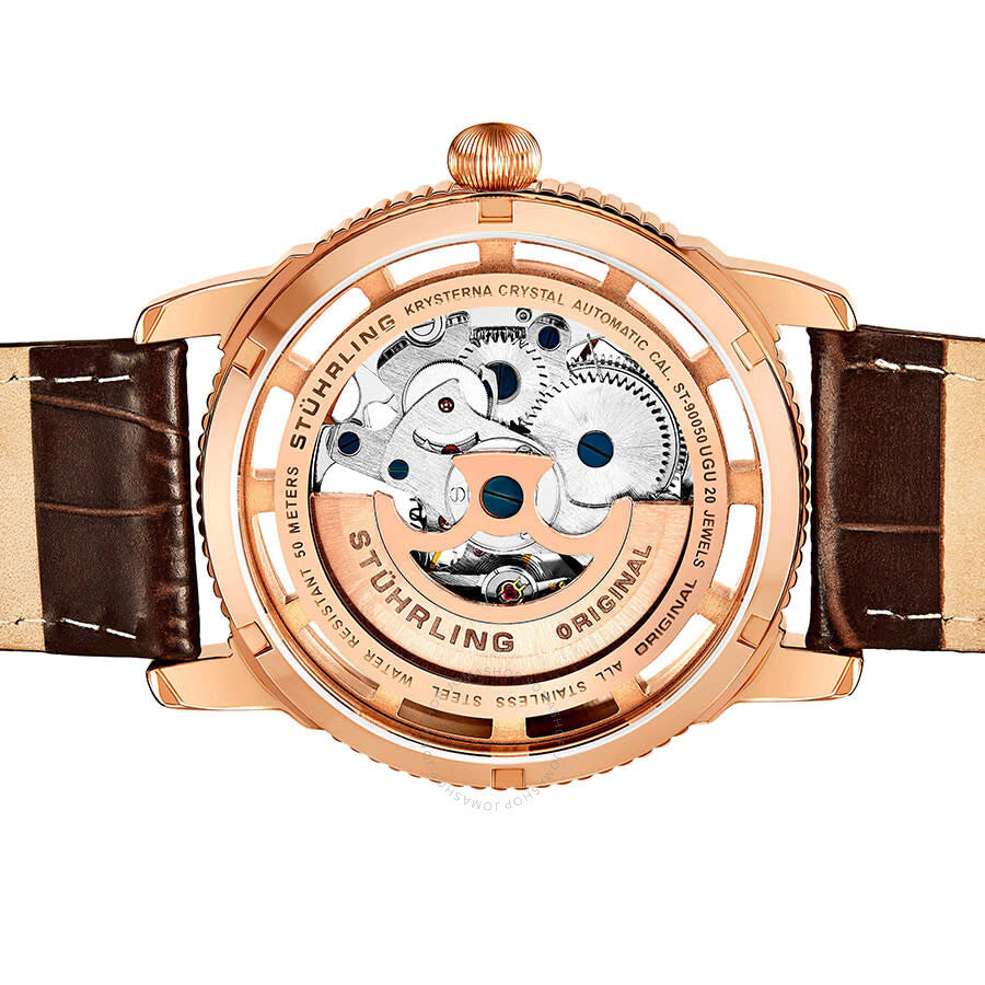 Stuhrling Original Legacy Automatic Rose Dial Men's Watch M13633 - Dawson Watches #2
