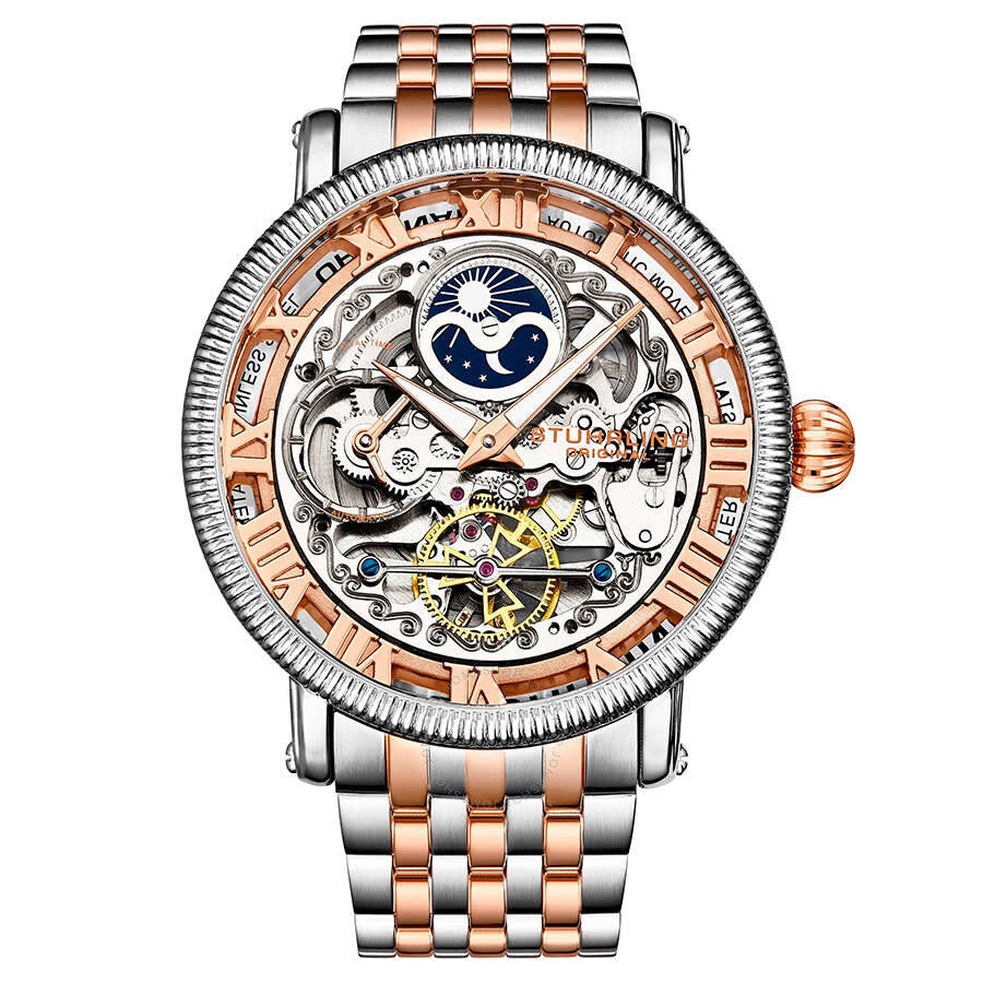 Stuhrling Original Legacy Automatic Rose Dial Two-tone Men's Watch M13565 - Dawson Watches