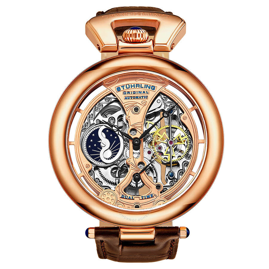 Stuhrling Original Legacy Automatic Rose Gold Dial Men's Watch M13579 - Dawson Watches