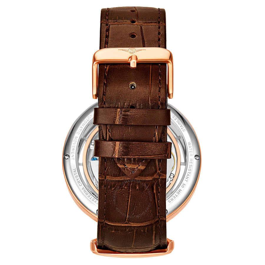 Stuhrling Original Legacy Automatic Rose Gold Dial Men's Watch M13579 - Dawson Watches #2