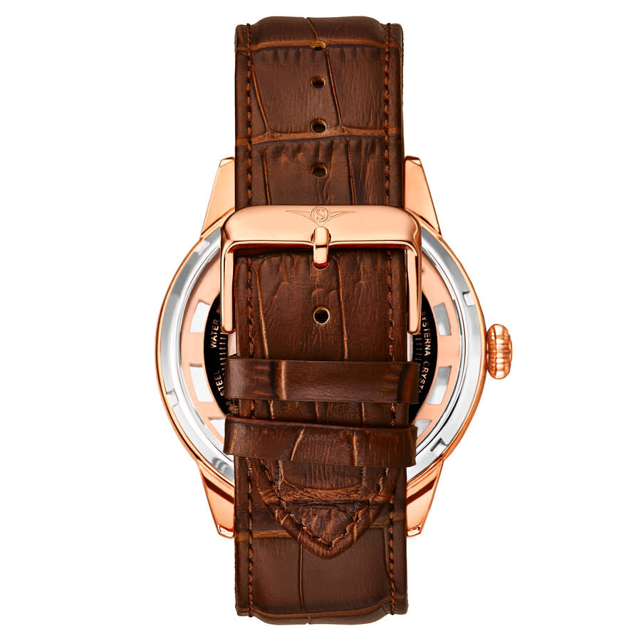 Stuhrling Original Legacy Automatic Rose Gold Dial Men's Watch M16239 - Dawson Watches #3