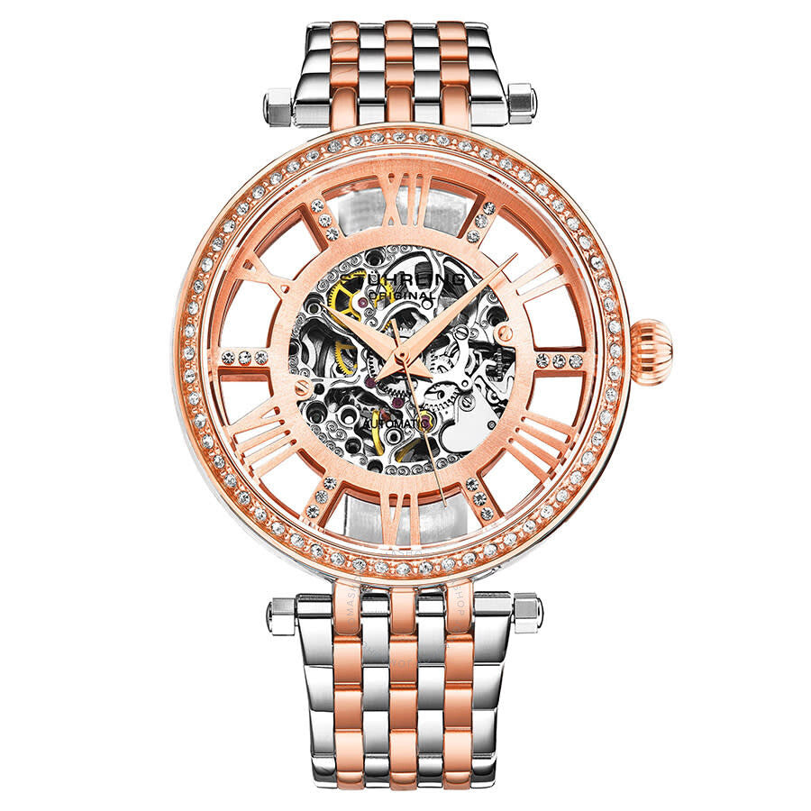 Stuhrling Original Legacy Automatic Rose Skeleton Dial Ladies Watch M13604