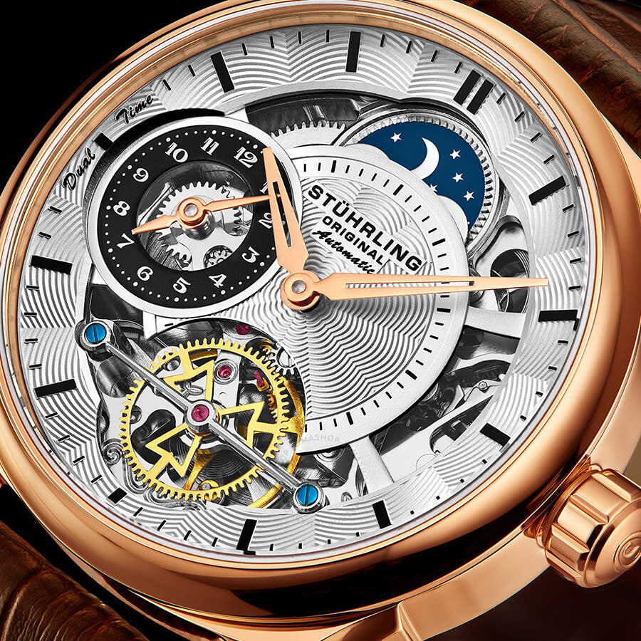 Stuhrling Original Legacy Automatic Silver Dial Men's Watch M13509 - Dawson Watches #4
