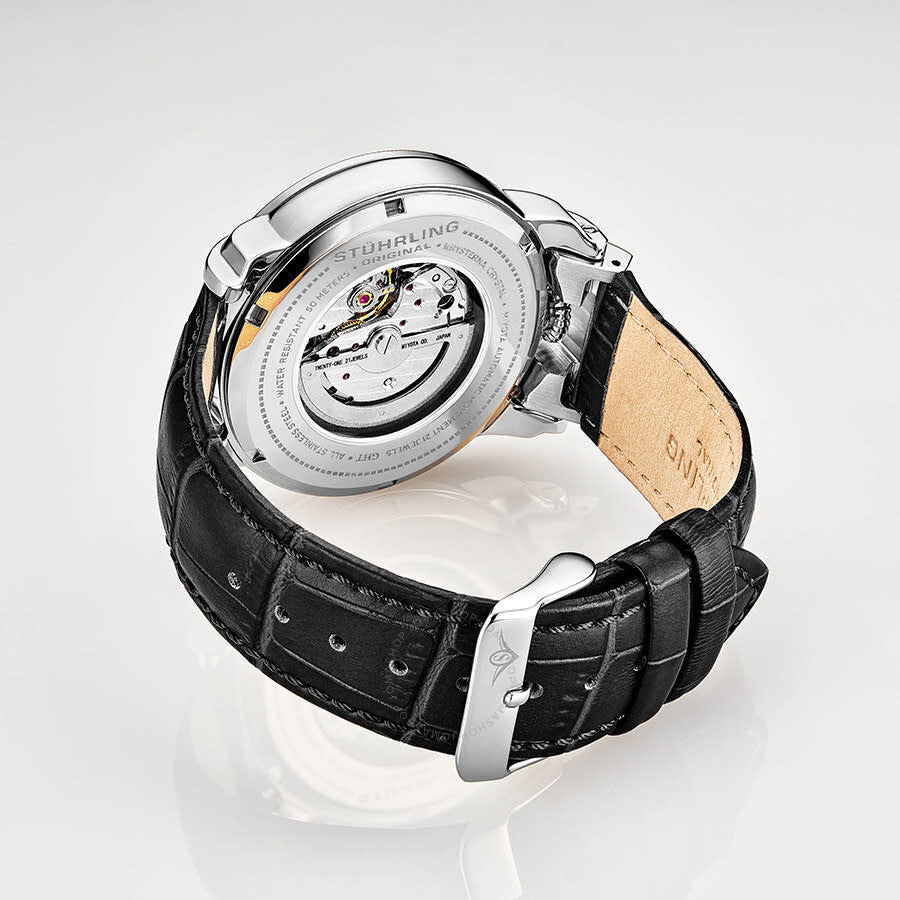 Stuhrling Original Legacy Automatic Silver Dial Men's Watch M13511 - Dawson Watches #2